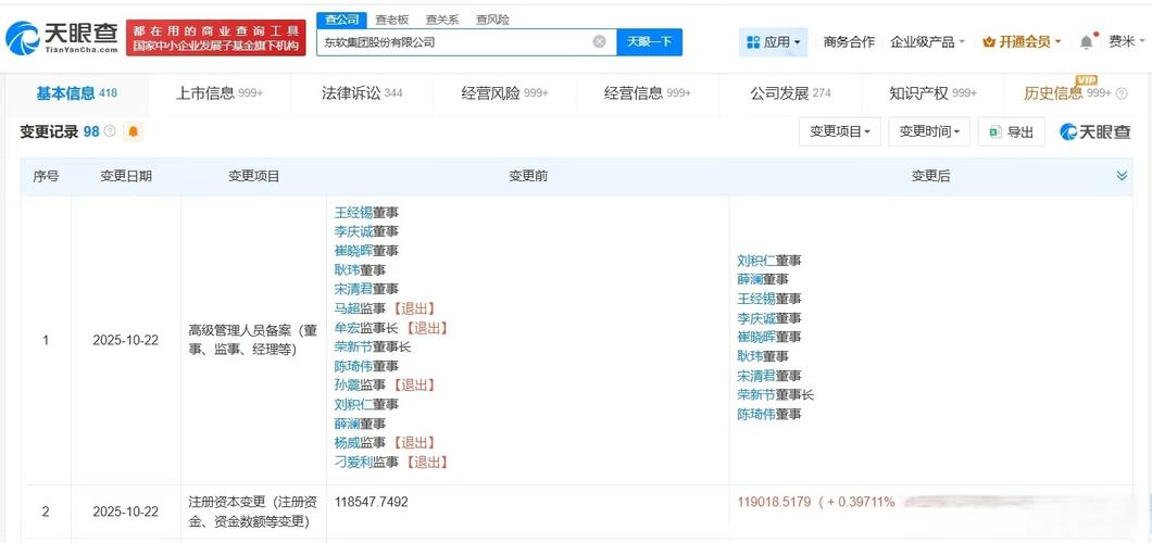 日前发生工商变更,经营范围新增人工智能应用软件开发