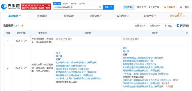 华为哈勃等入股AI软件开发商跨赴科技